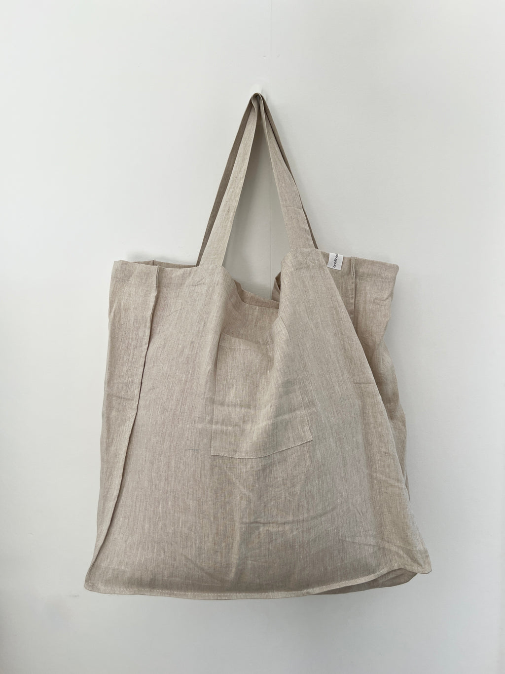 The Weekender Linen Tote - OATMEAL-onefinesunday co