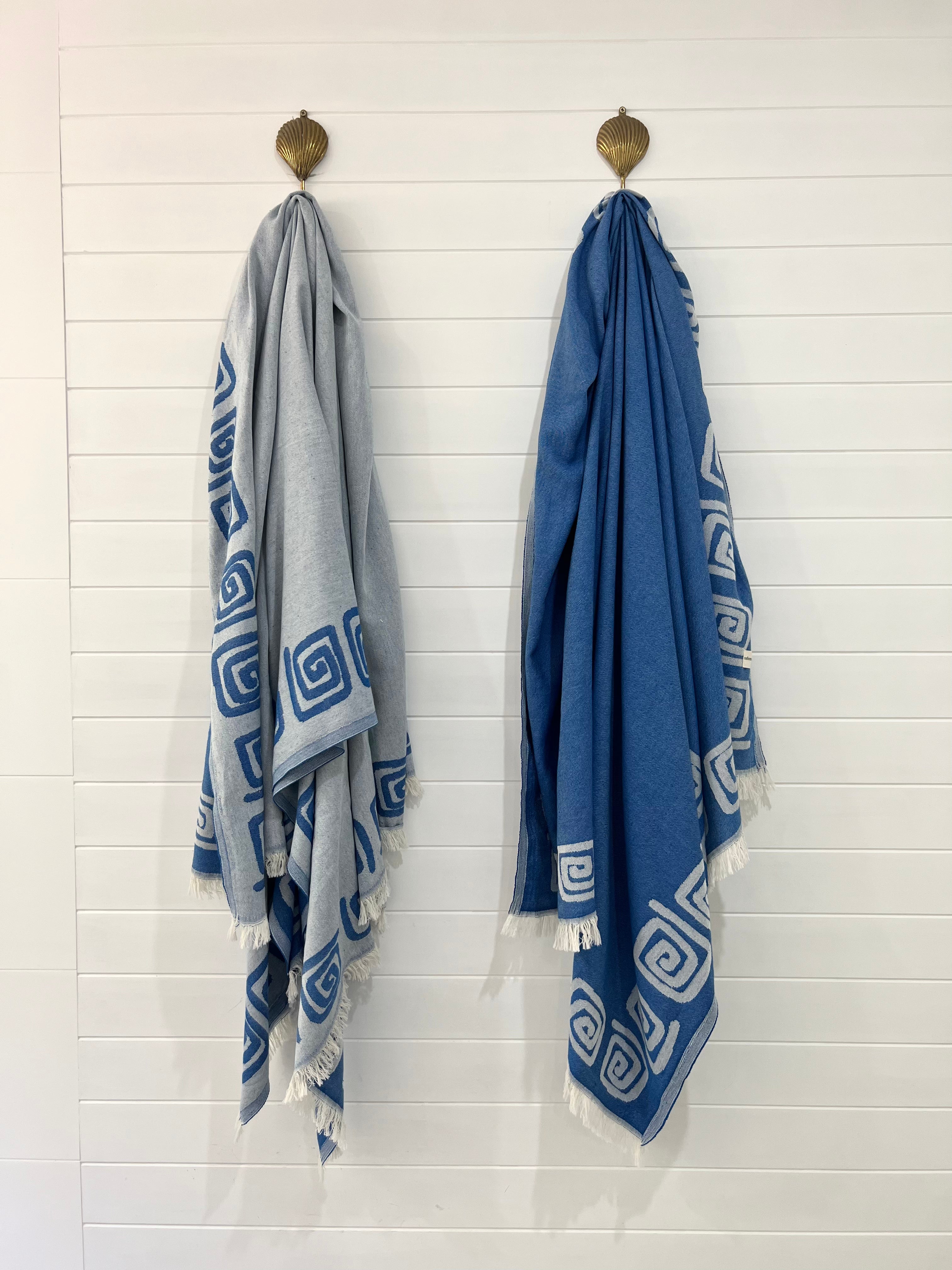 The Spiral Towel - BLUE-onefinesunday co