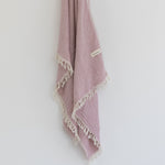 Signature Turkish Towel/Throw - Blush pink-onefinesunday co