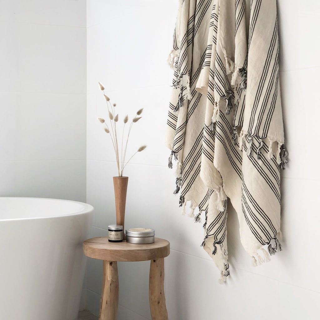 Linen Turkish towel - Santorini-onefinesunday co