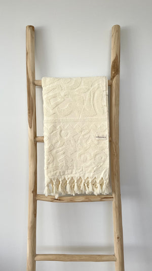 Sunday retro inspired Turkish towel - COCONUT-onefinesunday co