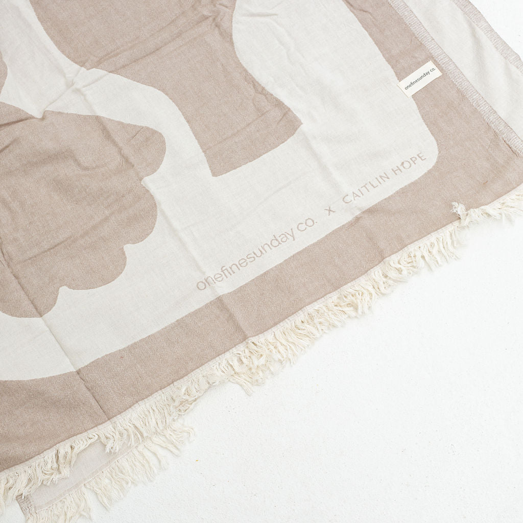 The Mediterranean collab Towel - Caitlin Hope x onefinesunday co-onefinesunday co