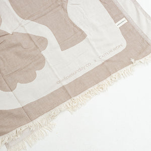 The Mediterranean collab Towel - Caitlin Hope x onefinesunday co