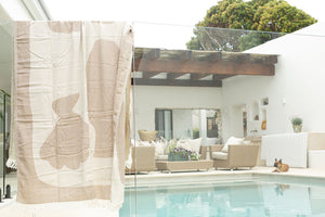 The Mediterranean collab Towel - Caitlin Hope x onefinesunday co-onefinesunday co